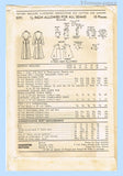 1950s Vintage Advance Sewing Pattern 5391 Uncut Misses Tucked Street Dress 30 B