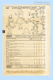 1950s Vintage Advance Sewing Pattern 5665 21 Inch Little Girl Doll Clothes Set