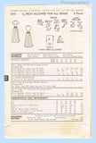 Advance 5772: 1950s Stylish Uncut Misses Sun Dress 30 B Vintage Sewing Pattern