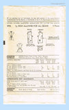 Advance 5998: 1950s Misses Cobbler Apron Sz SM Vintage Sewing Pattern