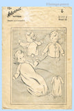 1940s Vintage Advance Sewing Pattern Red Cross 6 Simple WWII Baby Layette