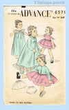 1950s Vintage Advance Sewing Pattern 6571 Learn to Sew 14 Inch Toni Doll Clothes