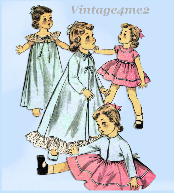 1950s Vintage Advance Sewing Pattern 6571 Learn to Sew 14 Inch Toni Doll Clothes