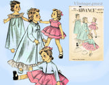 1950s Vintage Advance Sewing Pattern 6571 Learn to Sew 14 Inch Toni Doll Clothes