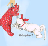 1950s Vintage Advance Sewing Pattern 6931 Rare Uncut Cat Toy Stuffed Animal