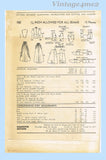 Advance 700: 1950s Misses Hostess Skirt & Blouse Sz 32 B Vintage Sewing Pattern