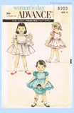 1950s Vintage Advance Sewing Pattern 8302 Envelope Front