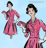 1960s Vintage Advance Sewing Pattern 9527 Misses 2 PC Dress or Suit Sz 31 B