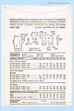 Advance Pattern 9900 Envelope Back