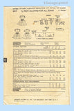 1950s Vintage Advance Sewing Pattern 6313 Darling Toddler Girls Dress