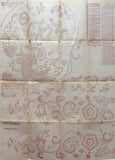 1960s Vintage Jacboean Crewel Motifs Uncut Aunt Martha Embroidery Transfer 3602