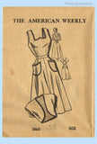 American Weekly Mail Order Pattern 3860