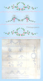 1930s Uncut Betty Burton Pillowcase Embroidery Transfer 1844 Flowers Parrots