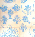 1930s Betty Burton 1938 Art Nouveau Floral Motifs  Uncut Embroidery Transfer