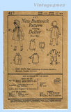 1920s Vintage Butterick Sewing Pattern 427 16 Inch Little Girl Doll Clothes Set