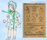 1920s Vintage Butterick Sewing Pattern 427 16 Inch Little Girl Doll Clothes Set