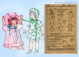 1920s Vintage Butterick Sewing Pattern 427 16 Inch Little Girl Doll Clothes Set