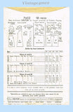 1930s Vintage Butterick Sewing Pattern 7652 Misses Apron w Sailor Collar Rare