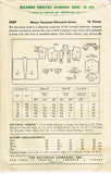 Butterick 3689: 1940s Uncut Misses Street Dress Sz 34 B Vintage Sewing Pattern