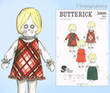 1960s Vintage Butterick Pattern 3800 Uncut Original Bill Atkinson Soft Doll & Clothes