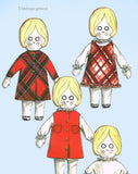 1960s Vintage Butterick Pattern 3800 Uncut Original Bill Atkinson Soft Doll & Clothes