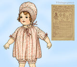 Butterick 419: 1920s Rare 14 Inch Little Girl Doll Clothes Set Vintage Sewing Pattern