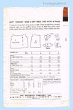 1950s Vintage Butterick Sewing Pattern 6177 Sweet Easy Baby Girls Dress Sz 1 UNCUT