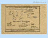 Butterick 6741: 1920s Rare Misses Flapper Dress Size 36 B Vintage Sewing Pattern