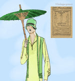 Butterick 6741: 1920s Rare Misses Flapper Dress Size 36 B Vintage Sewing Pattern