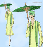 Butterick 6741: 1920s Rare Misses Flapper Dress Size 36 B Vintage Sewing Pattern