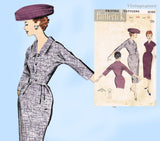 Butterick 8088: 1950s Uncut Misses Dutch Boy Dress 36 B Vintage Sewing Pattern