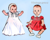 1950s Vintage Butterick Sewing Pattern 9590 Cute 16 Inch Baby Doll Clothes Set