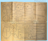 1940s Vintage Singer Manikin Doll Clothes Sewing Pattern Butterick Designs Set 4 WAC WAVES