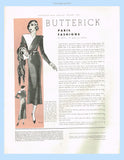 1930s Vintage Butterick Pattern Book Winter 1932 Catalog 40 Pages Paris Gowns Dresses