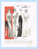 1930s Vintage Butterick Pattern Book Winter 1932 Catalog 40 Pages Paris Gowns Dresses