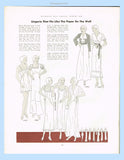 1930s Vintage Butterick Pattern Book Winter 1932 Catalog 40 Pages Paris Gowns Dresses
