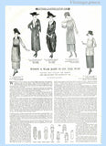 1910s Butterick Autumn 1918 Quarterly Sewing Pattern Catalog 74 pgs Digital Download