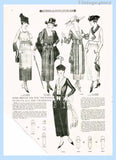 1910s Butterick Autumn 1918 Quarterly Sewing Pattern Catalog 74 pgs Digital Download