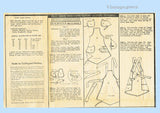 Mail Order 1491: 1940s Farm Kitchen Apron  Vintage Sewing Pattern Plus Size 42 Bust