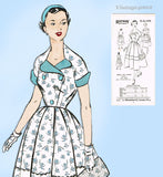 Mail Order D2194: 1950s Misses Dress & Jacket Sz 34 B Vintage Sewing Pattern