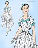 Mail Order D2194: 1950s Misses Dress & Jacket Sz 34 B Vintage Sewing Pattern