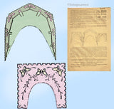 1910s Vintage Butterick Embroidery Transfer 10348 Rare Uncut Dress Collar Motifs