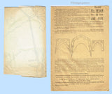 1910s Vintage Butterick Embroidery Transfer 10348 Rare Uncut Dress Collar Motifs