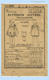 Butterick 1093: 1920s Rare Baby Girls Bloomer Dress Sz 2 Vintage Sewing Pattern