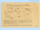 1920s Vintage Butterick Sewing Pattern 1913 Misses Dress w Drape Over Tunic 36 B