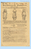 1920s Vintage Butterick Sewing Pattern 1913 Misses Dress w Drape Over Tunic 36 B