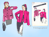 Butterick 3150: 1940s Chic Uncut Misses Evening Jacket 36B Vintage Sewing Patter
