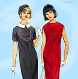 Butterick 3171: 1960s Classic Misses Sheath Dress Sz 34 B Vintage Sewing Pattern