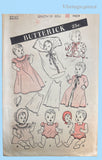 1940s Vintage Butterick Sewing Pattern 3230 WWII Baby Doll Clothes Set 18 inch