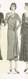 Butterick 3401: 1930s Uncut Misses Flapper Dress Sz 44 B Vintage Sewing Pattern